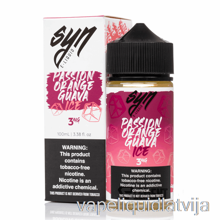 Ice Passion Orange Guava - Syn Liquids - 100ml 0mg Vape šķidrums